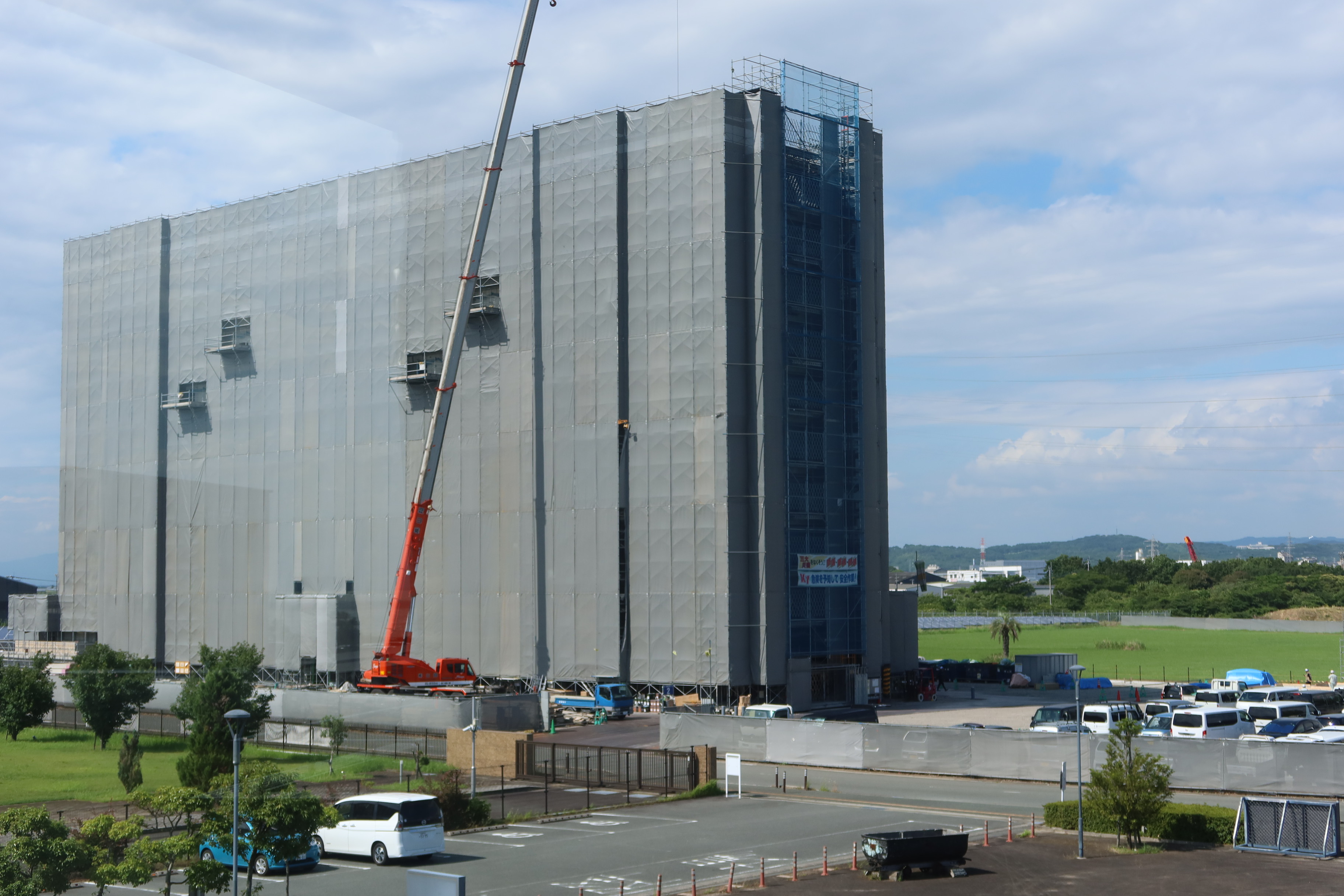 建設現場の建物