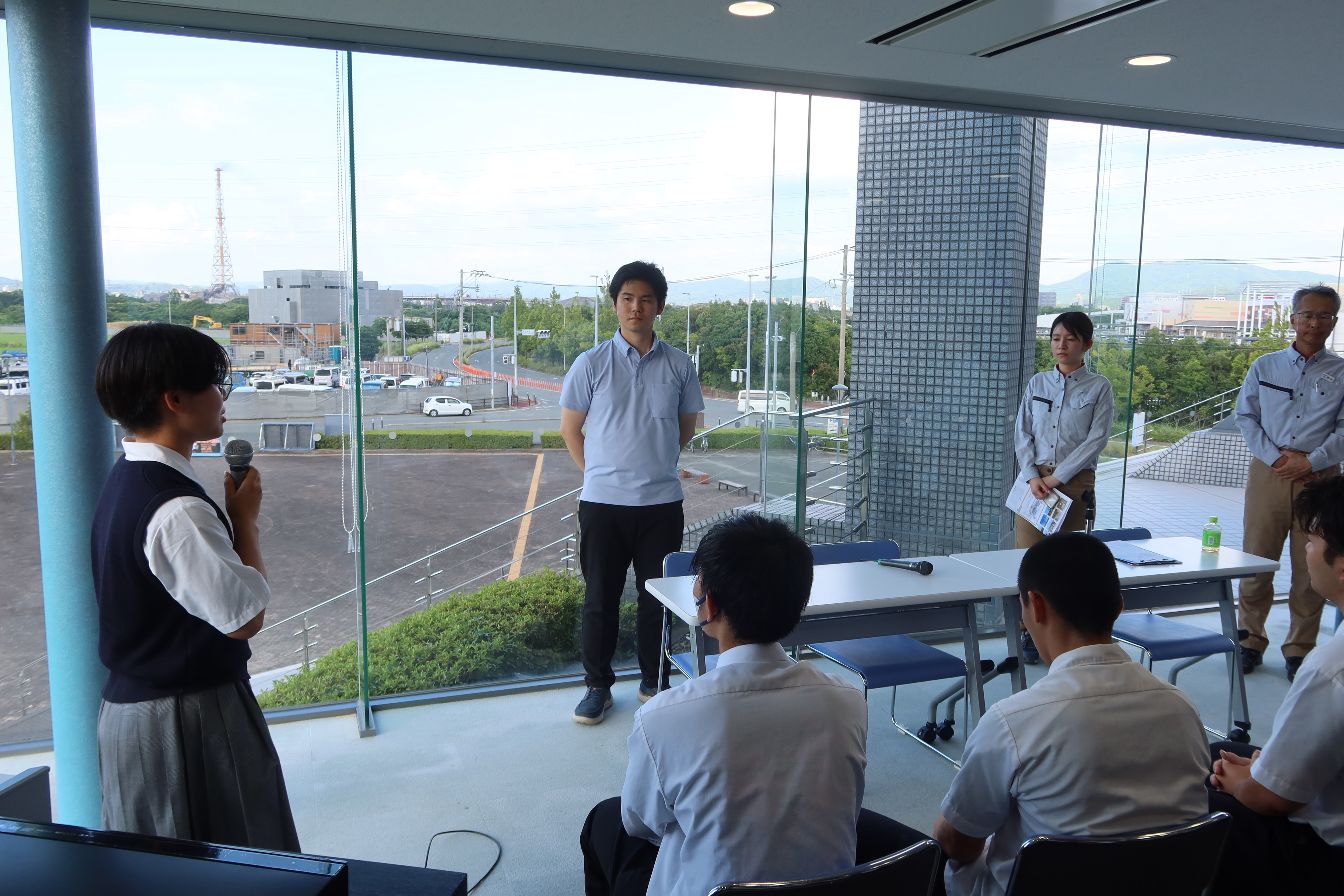 最後に学生から現場の皆さんへお礼の挨拶